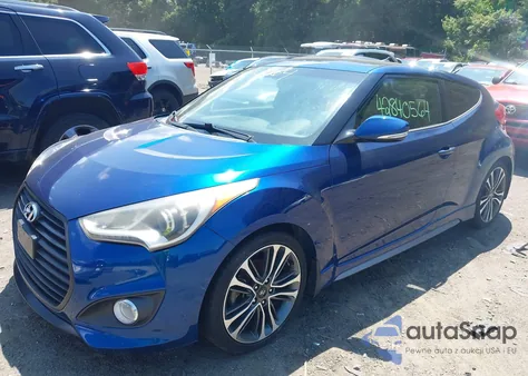 2016 Hyundai Veloster Turbo from USA, damaged, VIN KMHTC6AE7GU272593